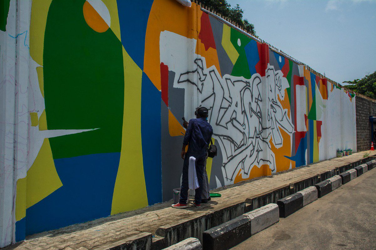 #EkoTag #EKOTAGSPOTTED #OsaSeven #MyFCMB #MyBankAndI #KumaNation #LagosAt50 #LASG #UrbanArt #PublicArt #StreetArt