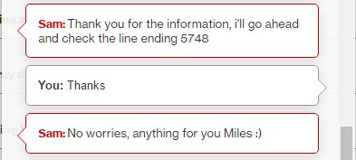 Goodness, Sam, @VZWSupport sure taught you how to make a man blush. 😳
