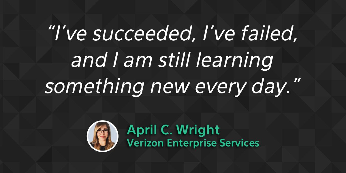 komandsecurity's tweet photo. Lesson from @aprilwright: always keep going, always keep learning. #tbt #DefenderSpotlight https://t.co/V7rdB6aIHz https://t.co/v1zCHuhp1c