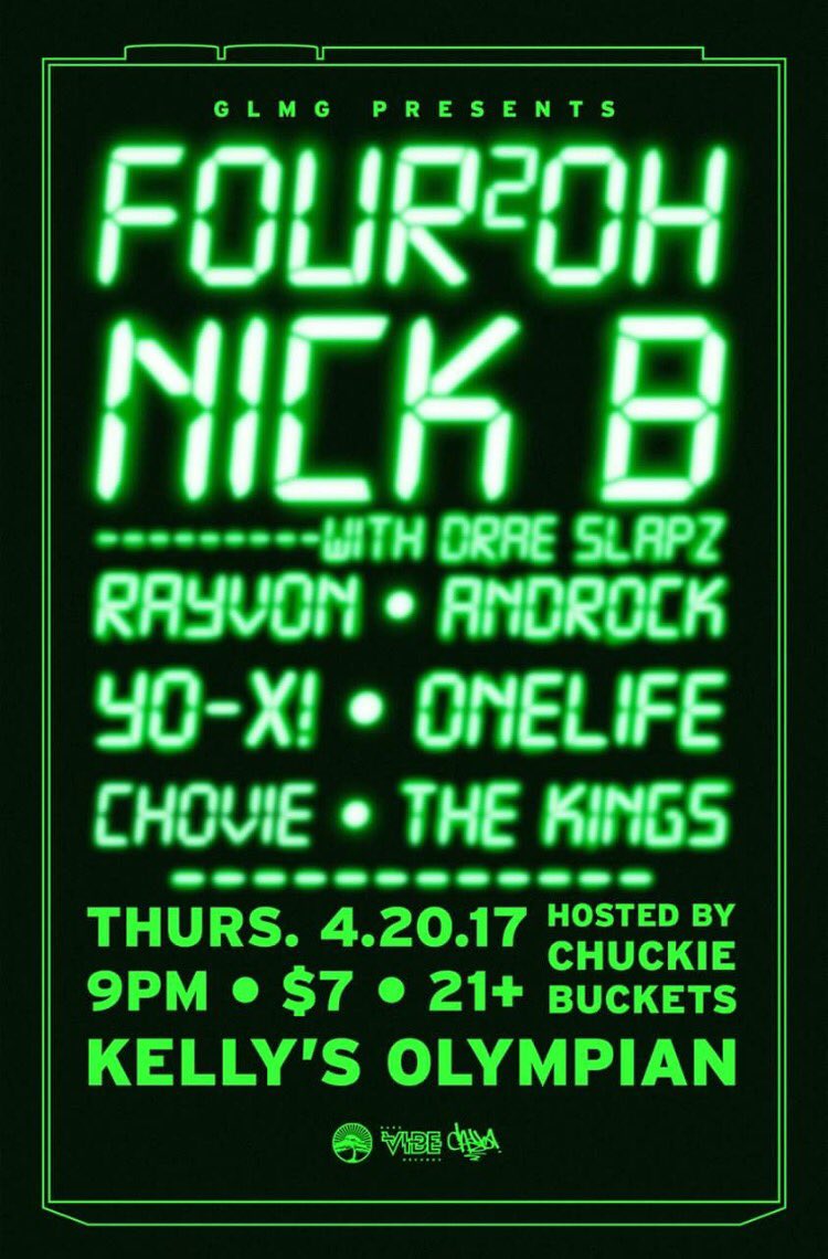 OfficialAndrock's tweet photo. We're a week away from another dope show! I'll be premiering new music, and I've got a nifty snapchat geotag for the event too 👀 #pdx https://t.co/5RG8q02vUB