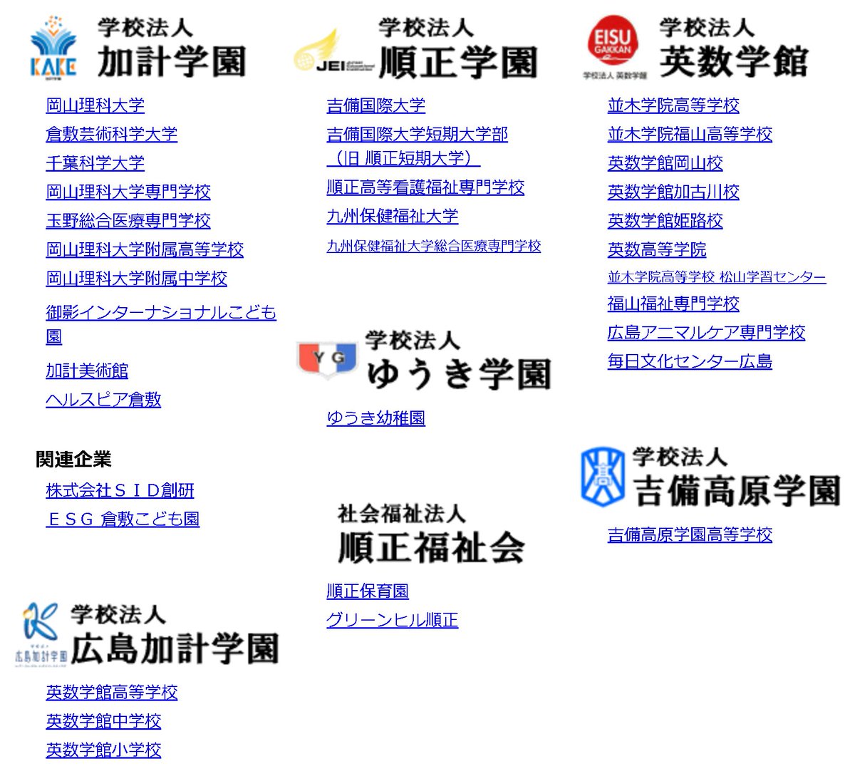 ミネ 加計学園のホームページより つまりこれらの大学や学校に入って学費を払うと 加計学園に力を与えてしまうので 不正に加担する事になるよね 岡山理科大学 倉敷芸術科学大学 千葉科学大学 吉備国際大学 吉備国際大学短期大学部 T Co ミネ 加計学園のホームページより つまりこれらの大学や学校に入って学費を払うと 加計学園に力を与えてしまうので 不正に加担する事になるよね 岡山理科大学 倉敷芸術科学大学 千葉科学大学 吉備国際大学 吉備国際大学短期大学部 T Co