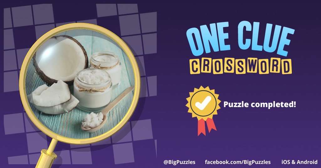 I completed a puzzle in One Clue Crossword. Play now for free!
onecluecrossword.com #OneClueCrossword