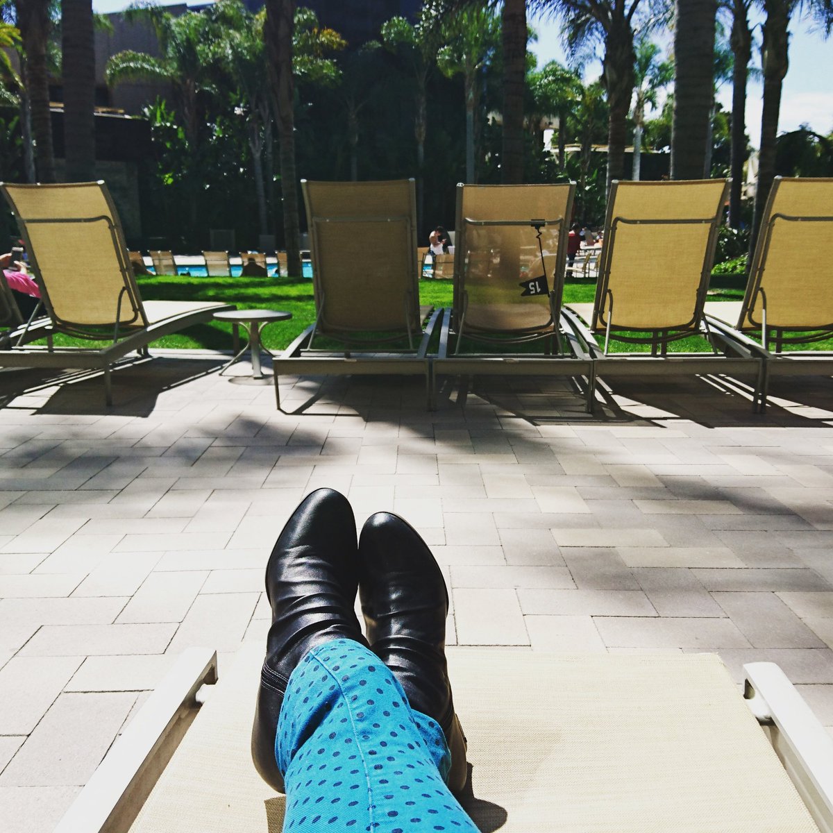 DrTobiEvans's tweet image. Sneaky sunshine break at #pcaaca17