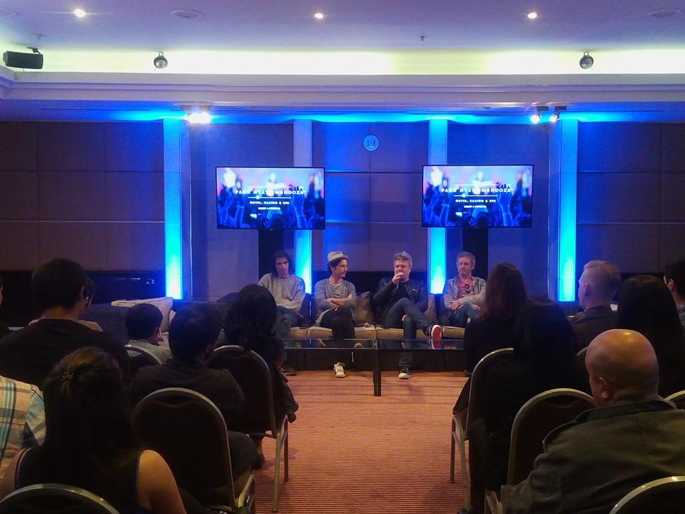 Los artistas del Wine Rock contando sus experiencias en #Meet&amp;Greet