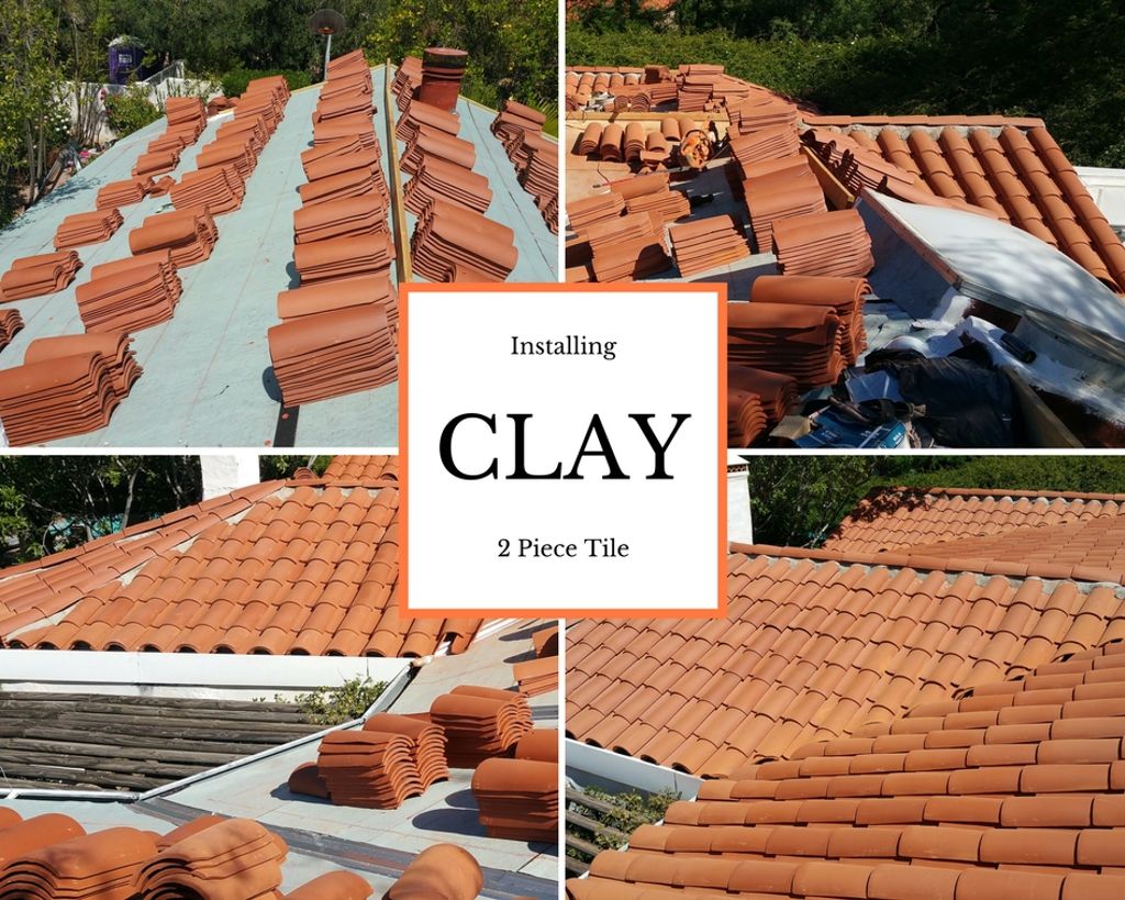 Check it out! Progression of a #claytile #installation project.