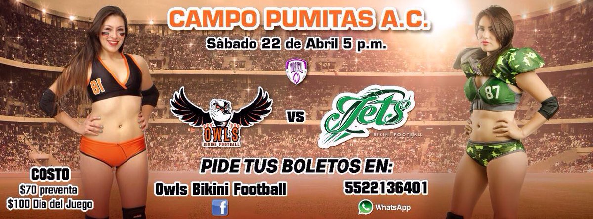 DePelotasMX's tweet photo. No te pierdas este increíble juego de las hermosas de @OwlsBikini  más información con tus amigos de De Pelotas MX #LFA https://t.co/0hekBOVbhq