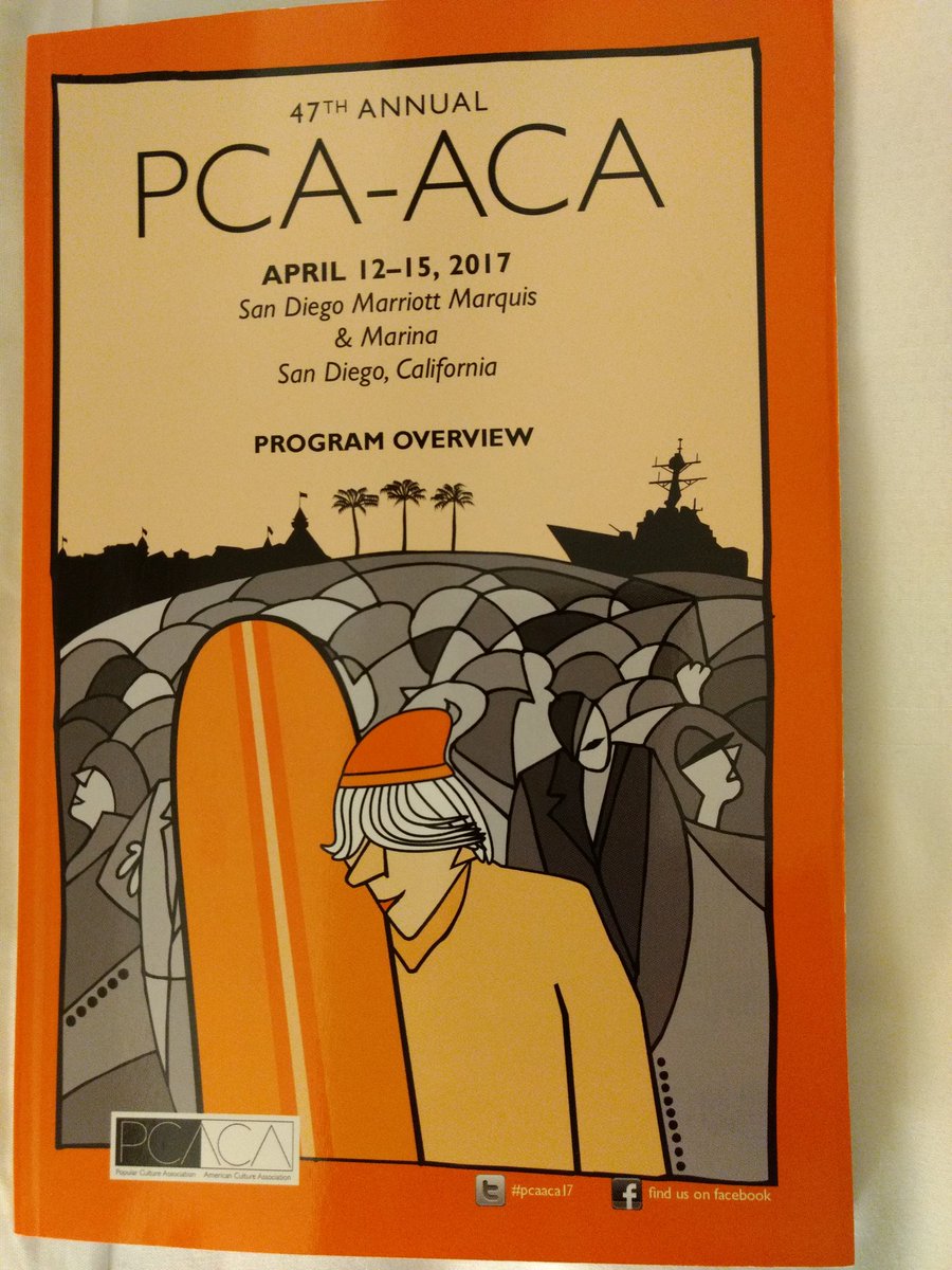 Corpusling's tweet image. Love the cover design of the #pcaaca17 conference program