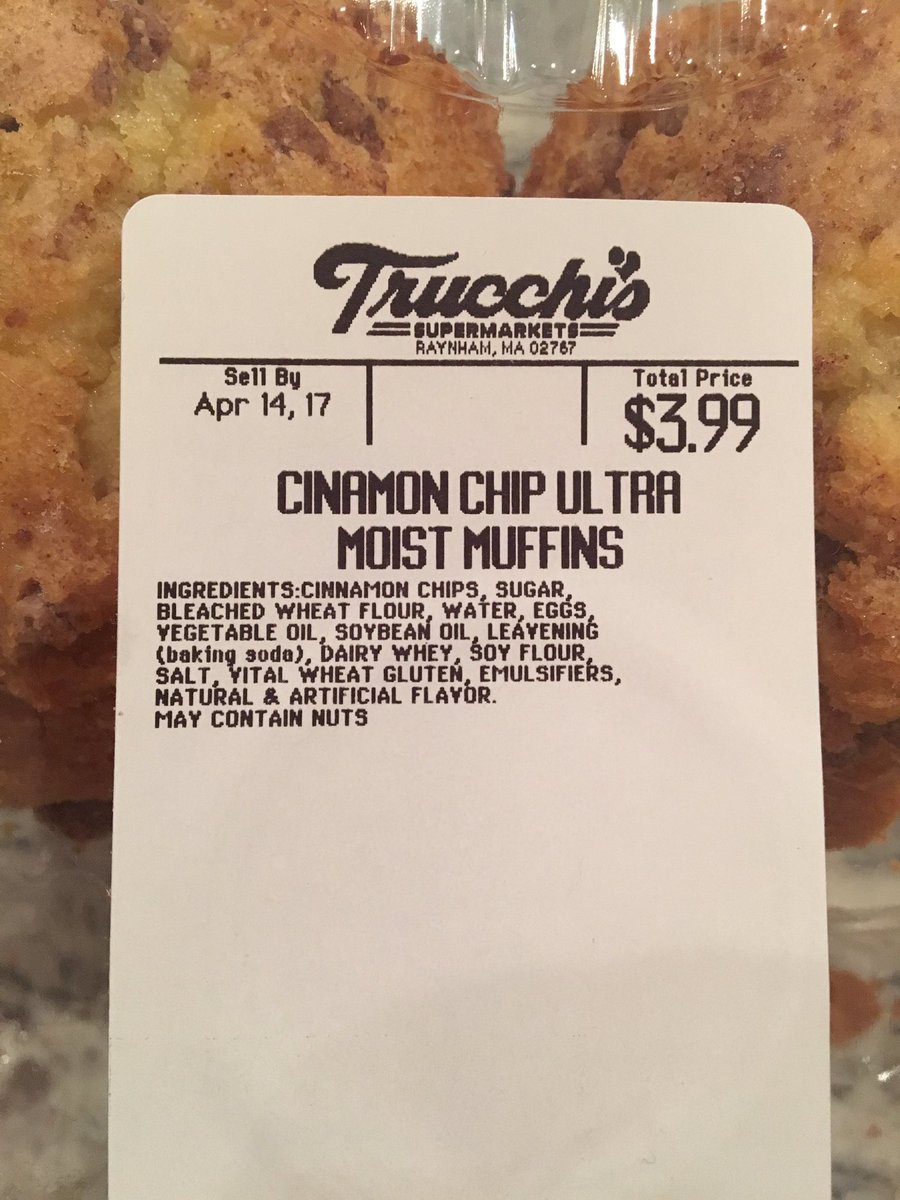 MattMallette14's tweet photo. @GregHillWAAF you think Deidra will be shopping at Trucchi's in Taunton, anytime? They sell ULTRA MOIST muffins! https://t.co/HqaN8a4BaM