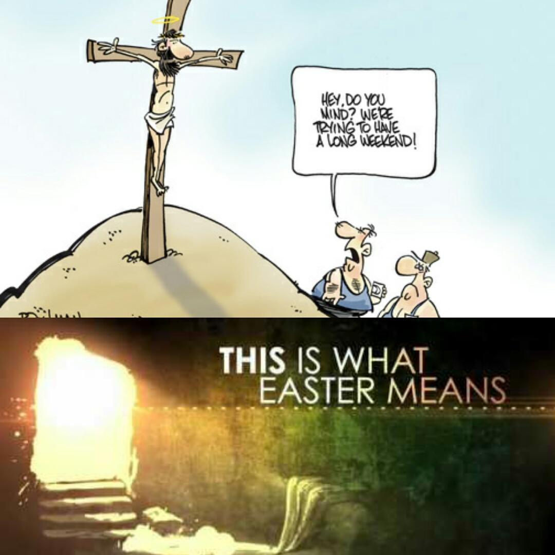 SapphireMasters's tweet photo. World perspective of freedom (bound by culture of self) VS True freedom (Jesus Sacrificed) REAL MEANING OF EASTER! https://t.co/aAUX4c89vR