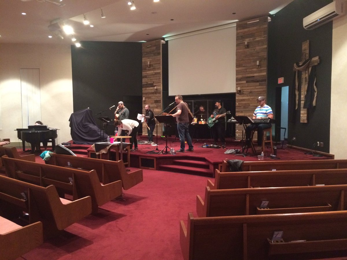 corbettavewes's tweet photo. The team is getting ready to blow the roof off on Easter Sunday! Come ready to join in and celebrate!! https://t.co/1UqO3LSWOO