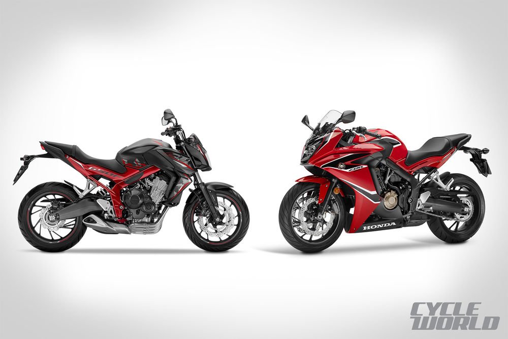 CycleWorldMag's tweet photo. The @HondaPowersprts CB650F And CBR650F Get Updates For 2017: https://t.co/4yXDH0Exwy #CWFirstLook https://t.co/21Yz3LUKht