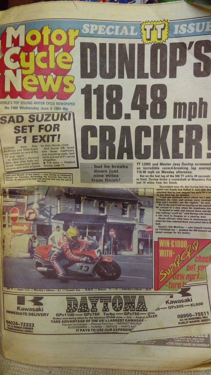 Anthony1980Ni's tweet photo. #joeydunlop #TT #realroadracing #Motorcyclenews https://t.co/C1GKjsxne1