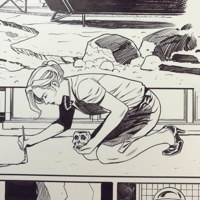 WW20 - little detail, because Doctor Cale is my brush sister. #WonderWoman 