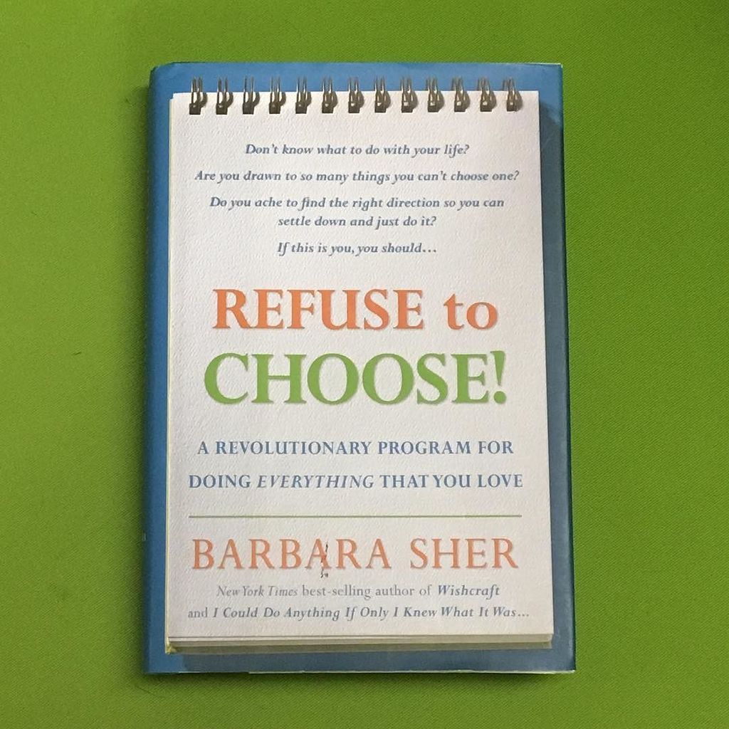 Avocation Station? see Refuse to Choose by Barbara Sher #book… "