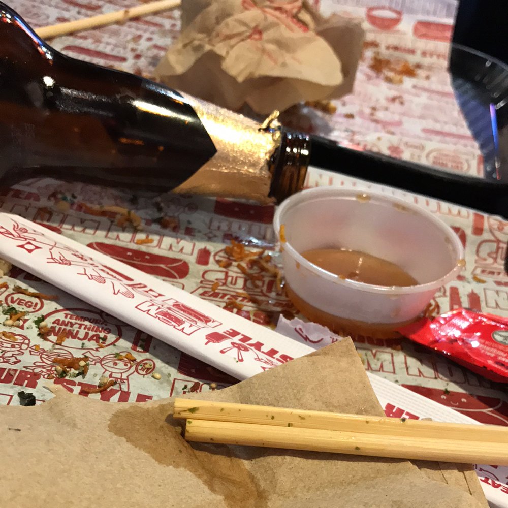 Lindsaydemeter's tweet photo. I think this meal was a success! @sushieatstation @getStealz https://t.co/zK2FCYnSjS