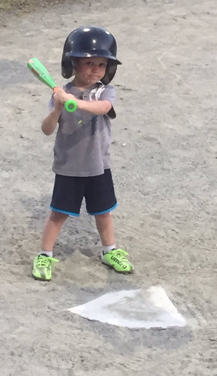 nurse4pedz's tweet photo. T-ball practice. https://t.co/5E9Ynjhxbp