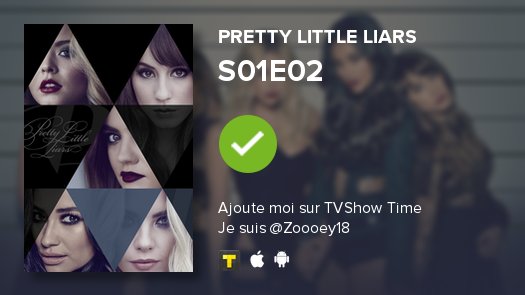 orphandebnam's tweet photo. I've just watched episode S01E02 of Pretty Little Liars! #PLL  https://t.co/X6sV4lf00y https://t.co/MlqNWBBpKA