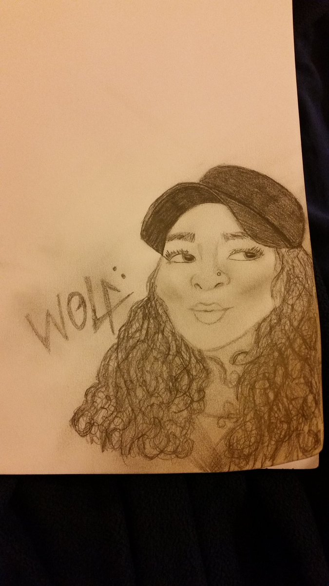 StefHugMachine's tweet photo. @wolftyla I love all the faces you make. Especially this one. I'm so happy I'm drawing again. I hope you like it girl! ♡ 🐺 #wolfmovement https://t.co/LuprKi06ml