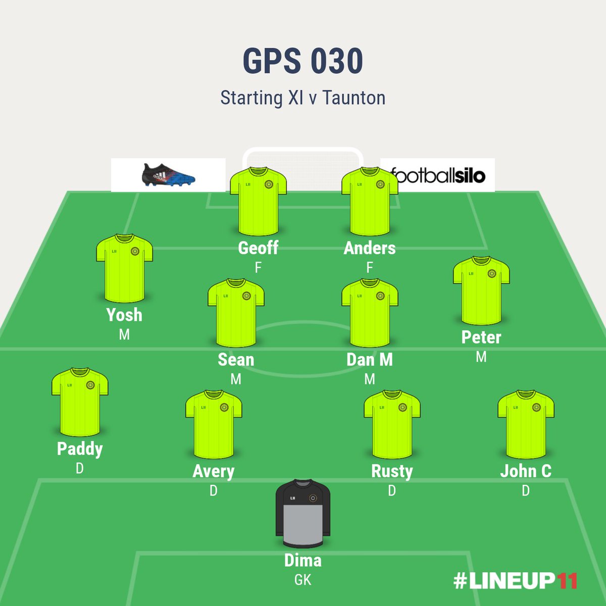 Our Starting XI last week against <a href="/TauntonEagles/">Taunton Eagles</a>. Preparing for Kel Kau this Sunday. <a href="/NonLeagueUSA/">NonLeagueAmerica</a> <a href="/TheSoccerDigest/">Daily Soccer Digest</a> <a href="/MASS_Soccer/">MASS Soccer</a>