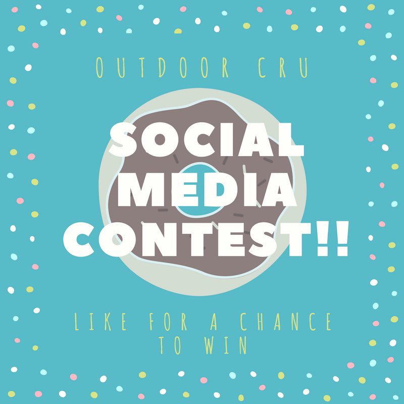 cruvirginiatech's tweet photo. If you're at Outdoor Cru like this for a chance to win Carol Lee donuts 🍩🍩 also make sure you're following us! https://t.co/mNLS6g3gEV