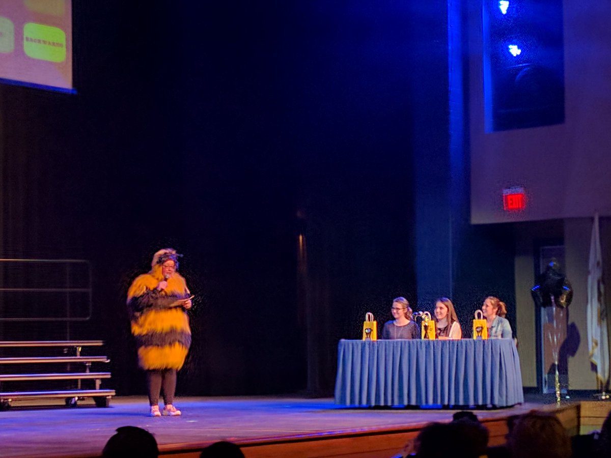 Erin Hitchcock (@lhs210hitchcock) on Twitter photo Great times at the NEHS spelling bee!! Glad I could bee here! <a href="/LHS210Parry/">Mrs. Parry</a> is a bee-utiful host! #GoLemont Great times at the NEHS spelling bee!! Glad I could bee here! <a href="/LHS210Parry/">Mrs. Parry</a> is a bee-utiful host! #GoLemont