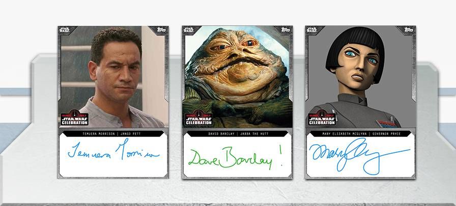 ToppsSWCT's tweet image. A Card Trader first… Authentic Live Signatures from Celebration available now!  buff.ly/2peKDFT  #ToppsSWCT
