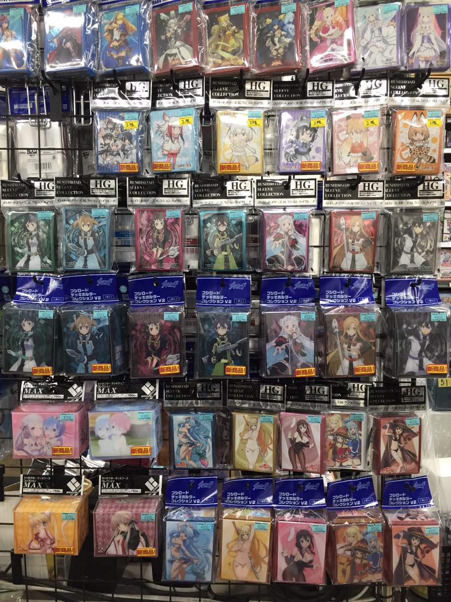Bigmagic秋葉原店 サプライ 新作情報 スリーブ けものフレンズ デッキケース 劇場版ソード アート オンライン Re ゼロから始める異世界生活 Rewrite Saoのスリーブも再入荷 デッキケースと絵柄を合わせてご購入いただけます 一部人気商品のため