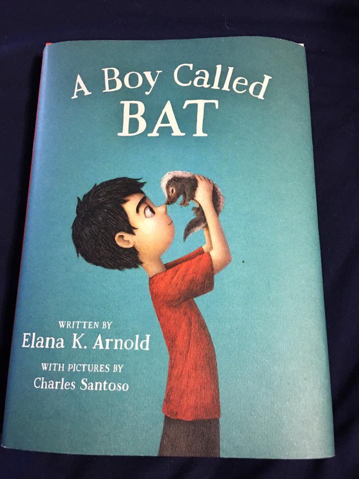 Lebspeech's tweet photo. @ElanaKArnold I ❤️your book!My son’s (legal) name is Bat &amp; has Asperger’s.TY for a real, relatable story. #MCleads https://t.co/C3aeWzYzYp