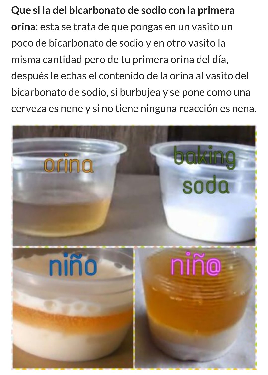 Maydelis on X ANGELIQUEBURBU Moluskein debwria de hacer un segmento q hable de pruebas caseras para saber el sexo del bebe https t pEbssfuuty X