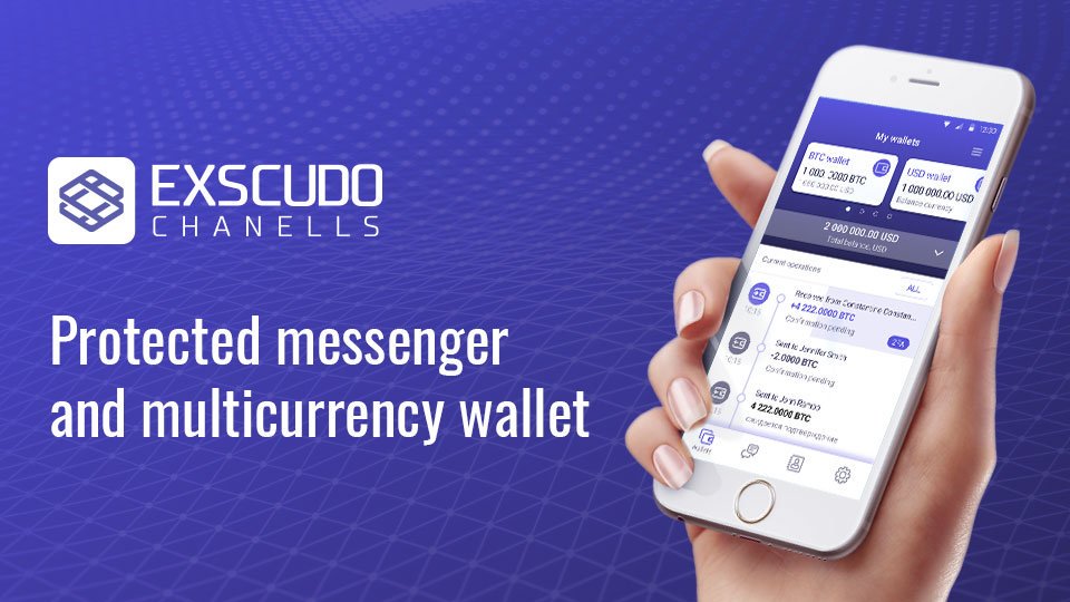 msarsar's tweet photo. Exscudo Channels is a new multicurrency wallet and protected messenger app. Absolutely... https://t.co/KqCsY9lyOv by #keyblockchain https://t.co/6vpCSk2TPC