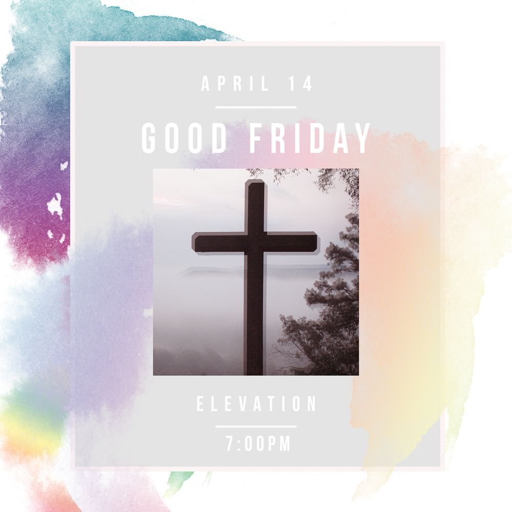 ElevationC's tweet photo. Join us as we gather together with other local churches for a special service to remember His ultimate sacrifice.

 #risen #hope #easter2017 https://t.co/l8PVpYkHvc