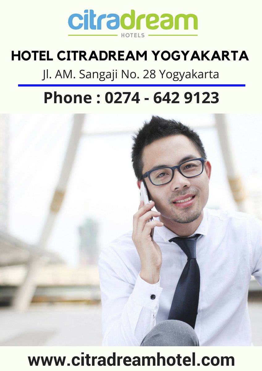Rencanakan perjalanan bisnis Anda dengan menginap di Hotel Citradream Yogyakarta