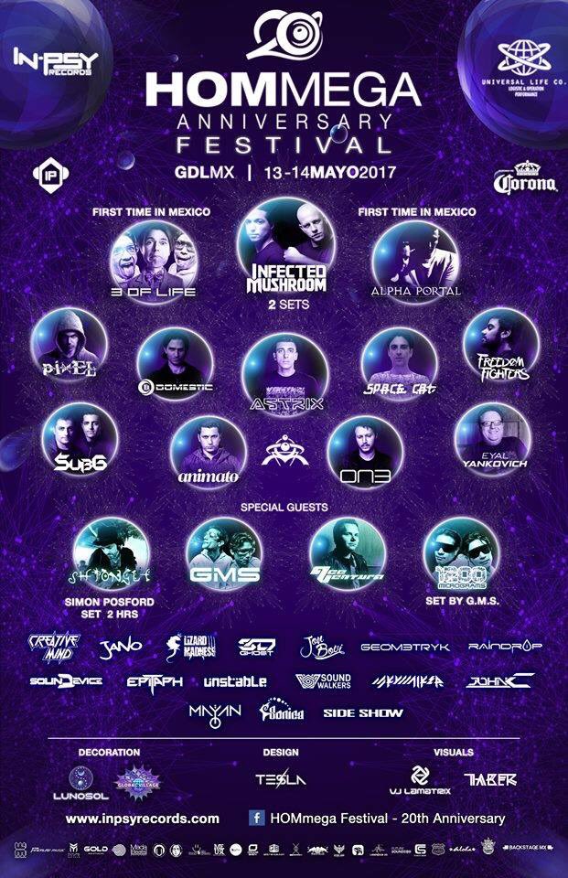 Inpsyrecords's tweet photo. ¡Amigos! ¿Ya tienen su póster oficial del HOMmega Festival?
¡No falten, quedan solo 30 días!

(1/2)
#InpsyRecords #HommegaFestival https://t.co/sCF11eqFok