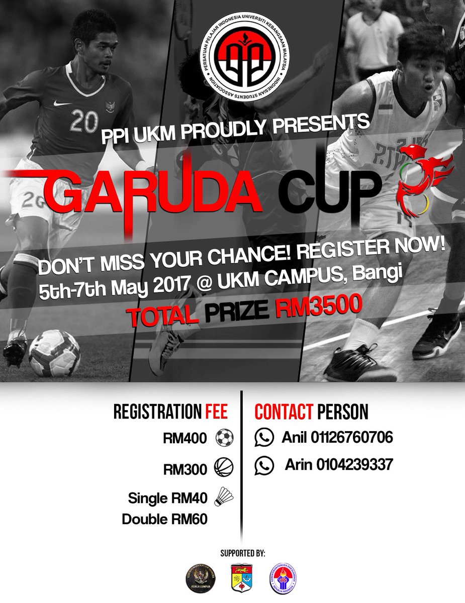 Shoutout to all Indonesian Students in Malaysia!!! Win the total prize RM3500. Don't miss your chance and register now!!! 💥