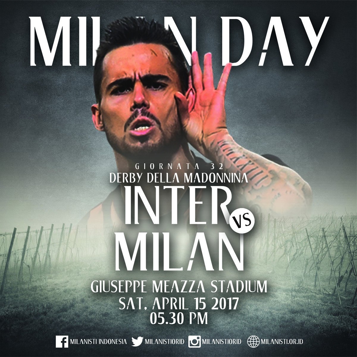 MilanistiOrId's tweet photo. #NextMatch | Inter vs MILAN | Sabtu 15 April 2016 | K.O 17:30 wib | Live Streaming #ForzaMilan https://t.co/NuUKqmr1Ia