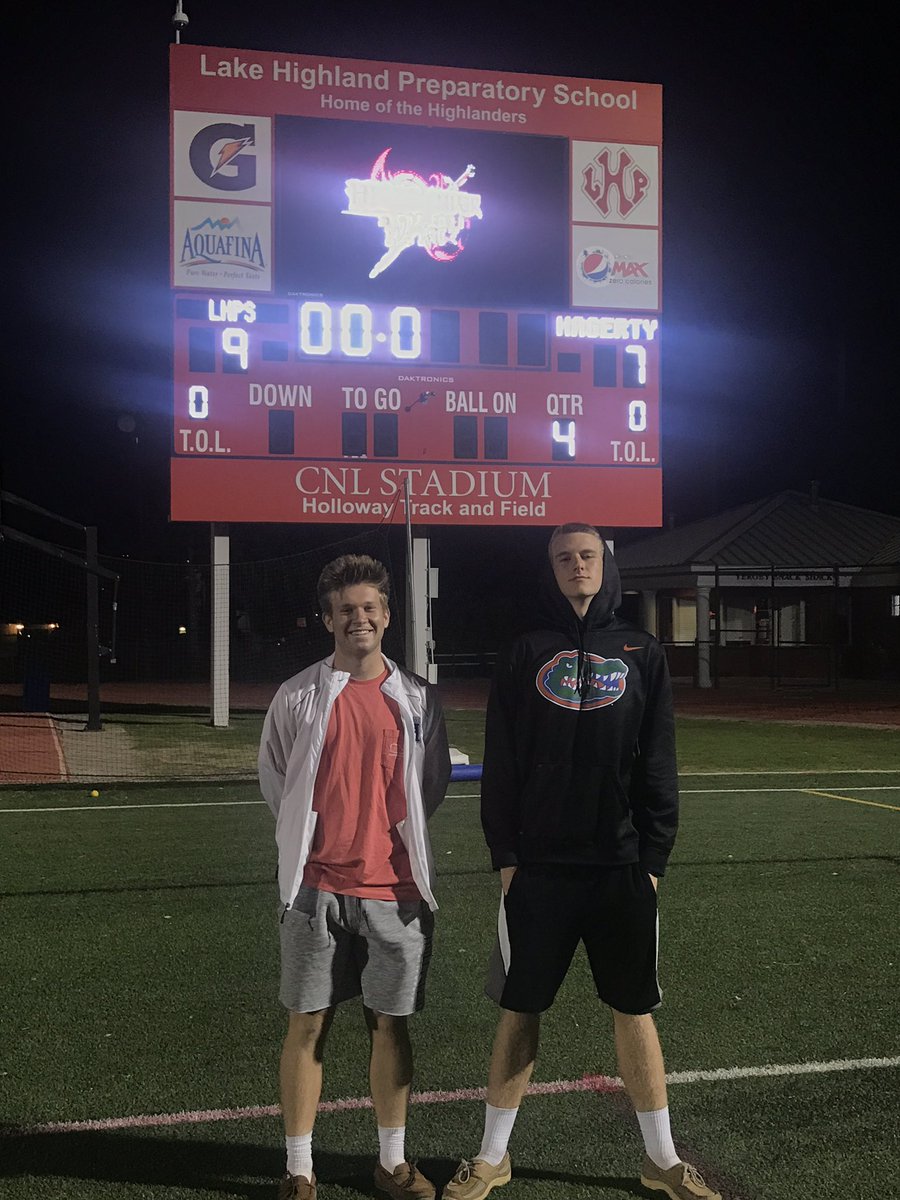 Great game with these two. Great job Lake Highland! #playofflax #willbeherenextyear