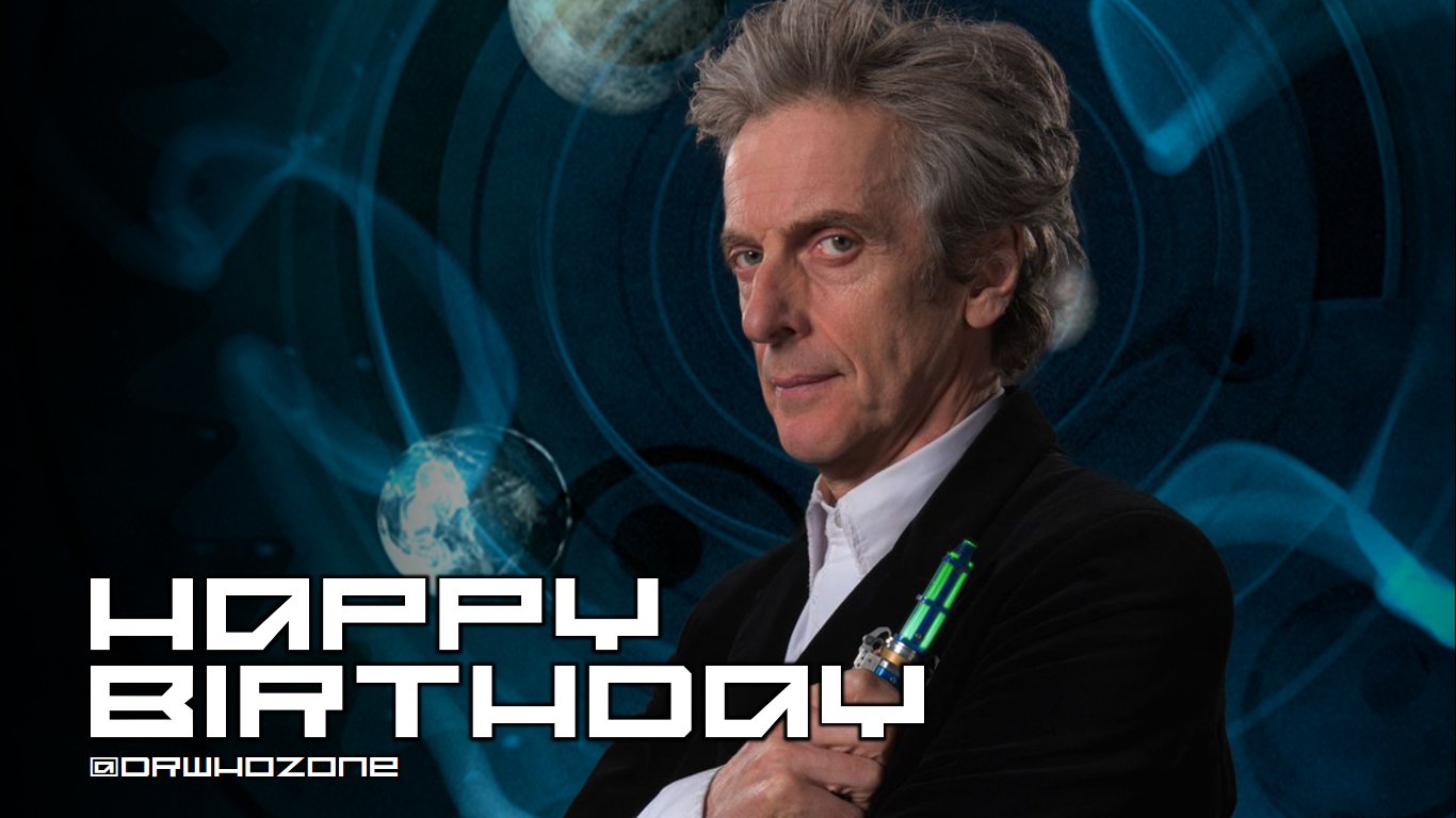 Happy Birthday to the main man himself, the incredible Peter Capaldi! 