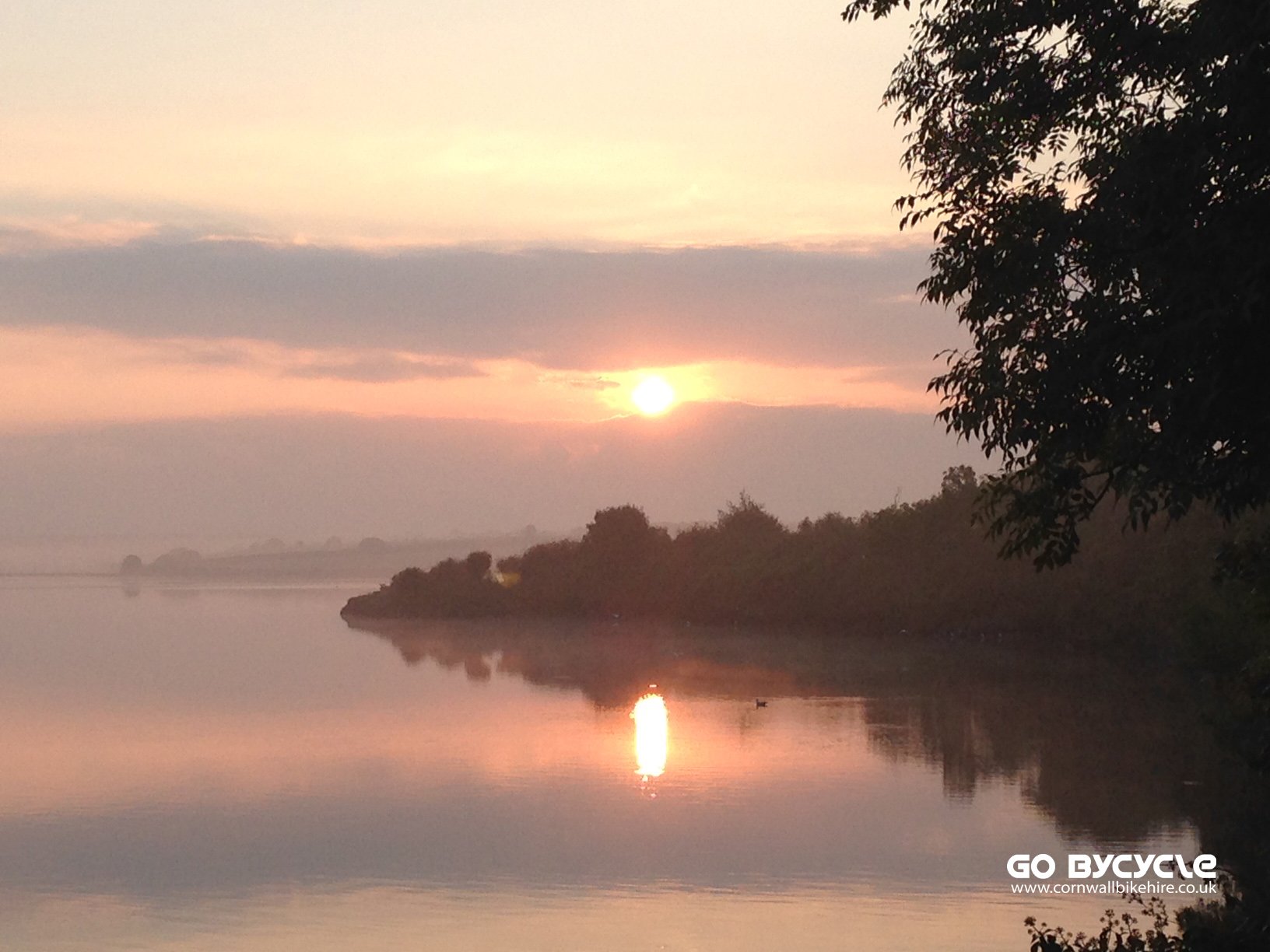A perfect moment on the Camel Trail