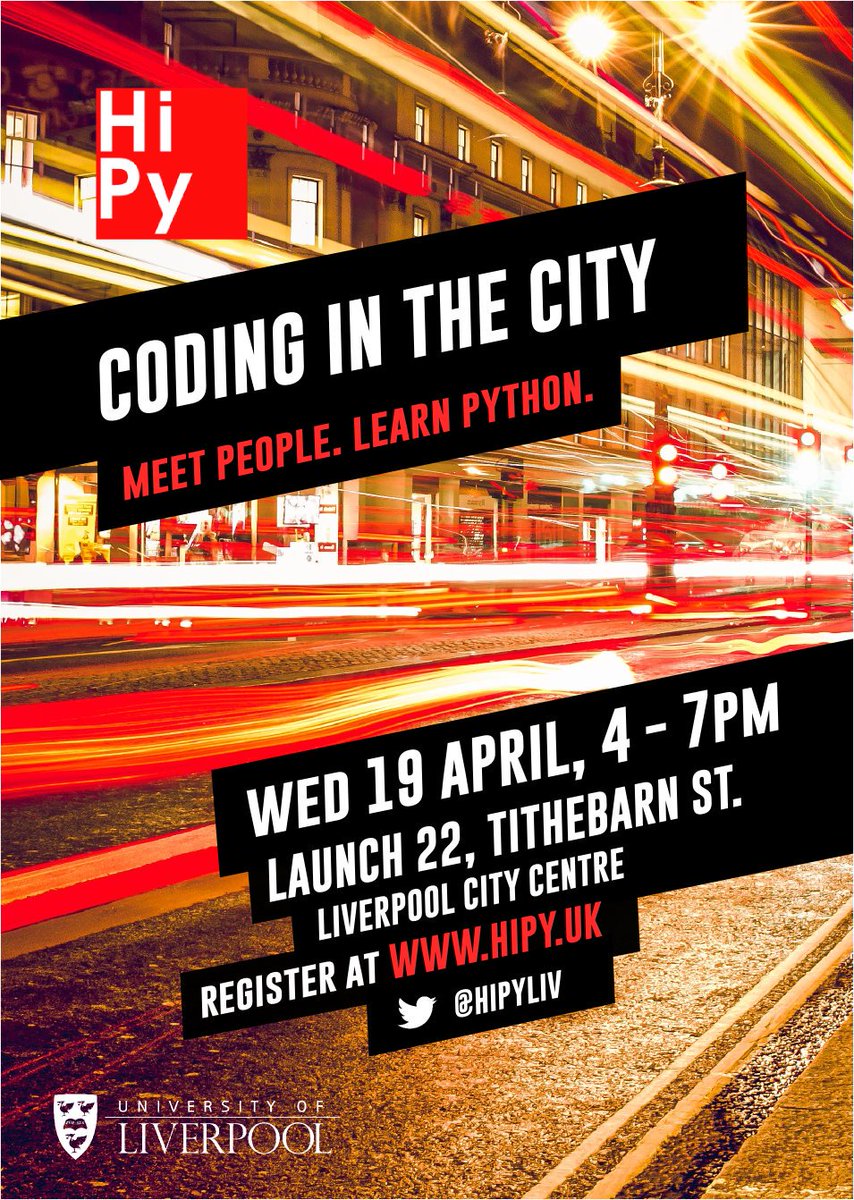 solstatdes's tweet photo. We're really looking forward to attending @hipyliv 's #CodingInTheCity event @Launch22Liv on April 19. We made thier #kickass flyer! https://t.co/gCxjUR3Yn3