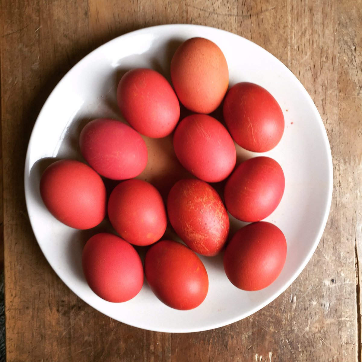 OliveologyUK's tweet photo. For #Greek #Easter #eggs are dyed #red #GreekEastertraditions Find our #natural #eggdye @boroughmarket today! Getting ready for #eggtapping https://t.co/LNej31MYNV
