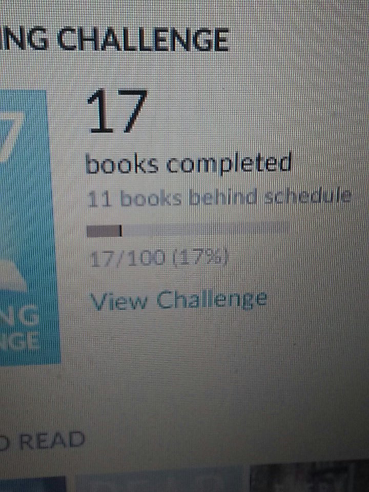 Nerds_4_1's tweet photo. This kinda depresses me especially after last year being such a good reading month for me. #goodreadsgoals https://t.co/U7cSVy13jz