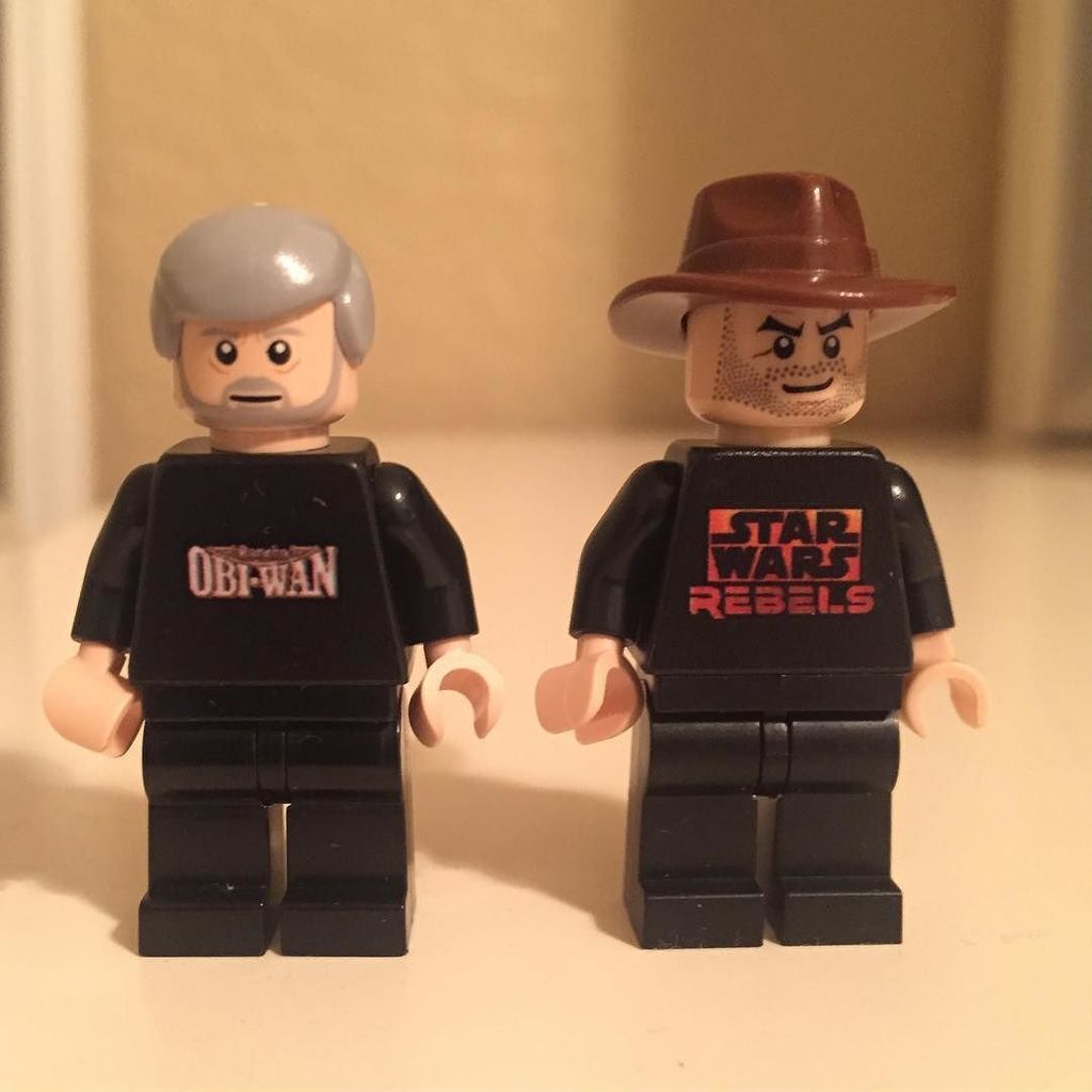JediNewsNetwork's tweet photo. Custom made 25 each LEGO minifigs of @ranchoobiwan president #stephenjsansweet and #davefilloni https://t.co/v3KtB6P5Do https://t.co/Y3KL8tk8sO