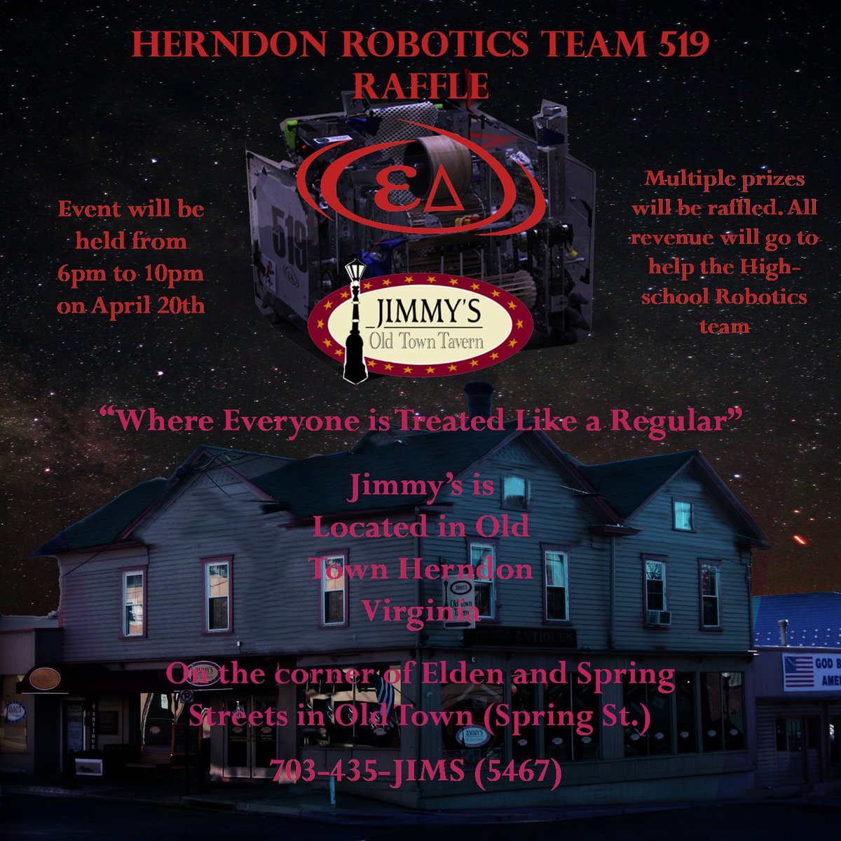 Good news everyone, team 519 is holding a fundraising event on the 20th of this month.