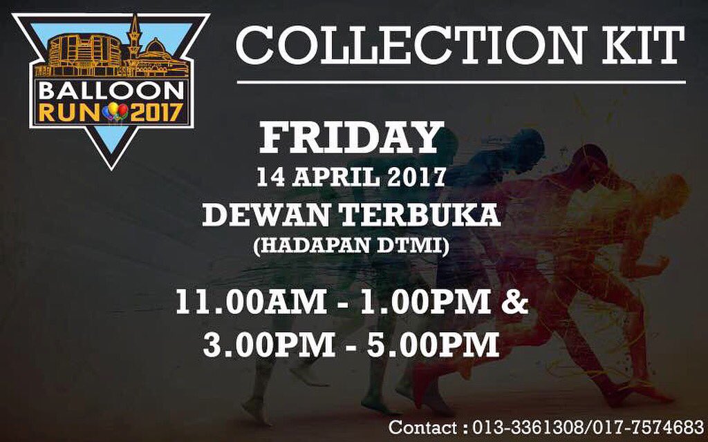 uthmballoonrun's tweet photo. We are here at Dewan Terbuka (DTMI) for collection kits 🎈🎽🏅 https://t.co/fn8yPmbvlx
