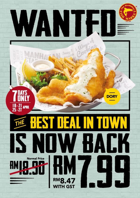 NaufalAntezem's tweet photo. Manhattan Fish Market buat hal lagi. RM 7.90 je guys. Cepat! Promosi tak lama tu https://t.co/OY9zWBA7RY