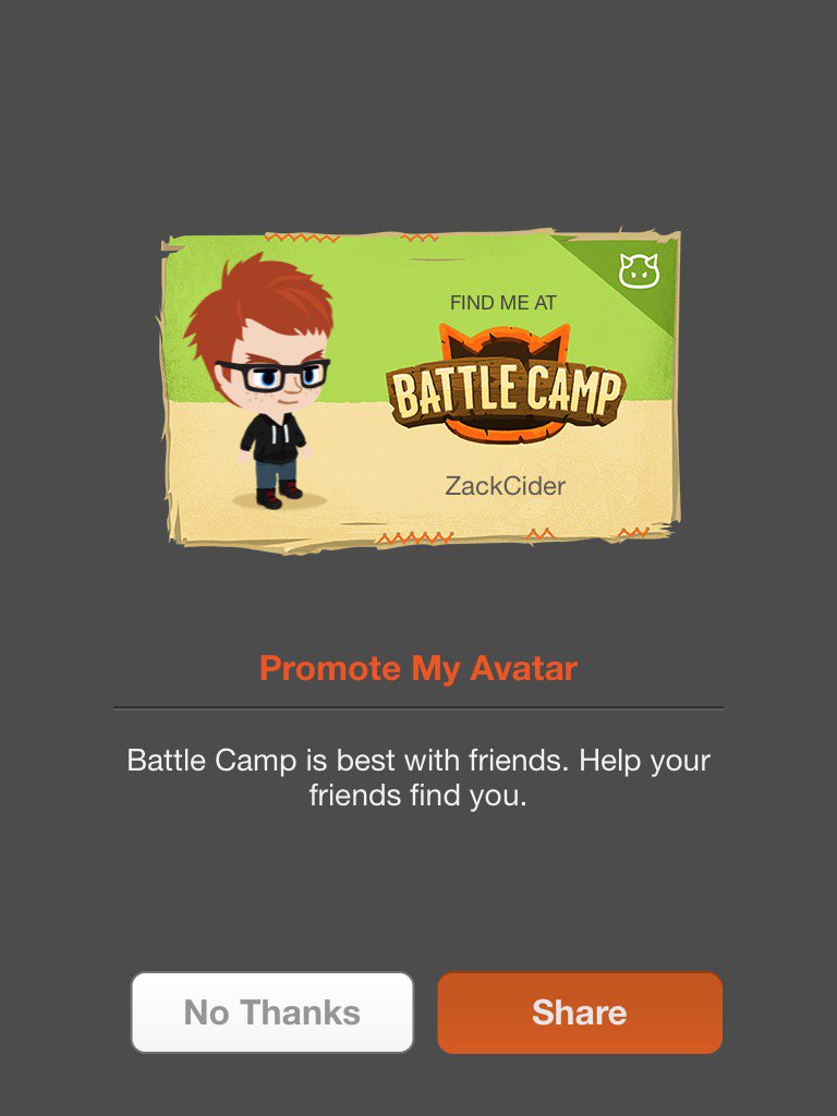Play monster camp with me my name is ZackCider if you want to see me join the group tigerfist hope you join bye