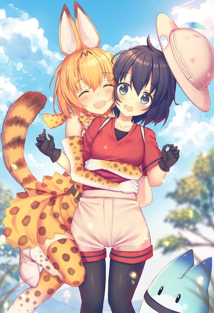 CuteGirlsMOE's tweet photo. #32,624: Tanoshii glomp #KemonoFriends #Moe info @ https://t.co/OiHE3aYVHA https://t.co/F4shSGrHuA