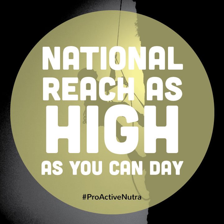 ProactiveNutra's tweet photo. Mountains or Dreams? You can reach for anything! Happy #ReachAsHighAsYouCanDay #ProActiveNutra #rockclimbing #rockclimber #fitlife #workout https://t.co/l2McwUsuLX