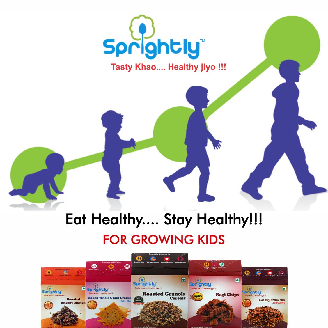 SprightlyFood's tweet photo. For Growing kids 
#BakedWholeGrain #RoastedEnergyMunch #RoastedGranola #ragichips 
Visit-https://t.co/iaO8CdIsZt
Contact us- +91 07718807726 https://t.co/txkjZcESdN