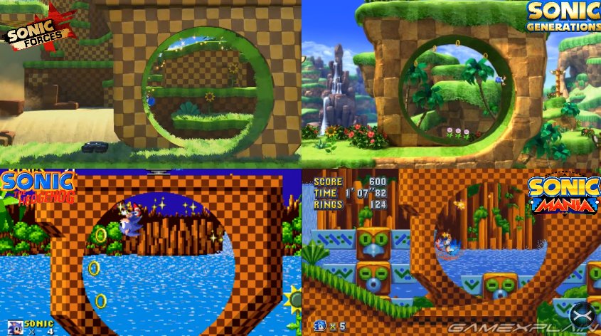 Green Hill Zone Sonic generations, Sonic, Sonic pc
